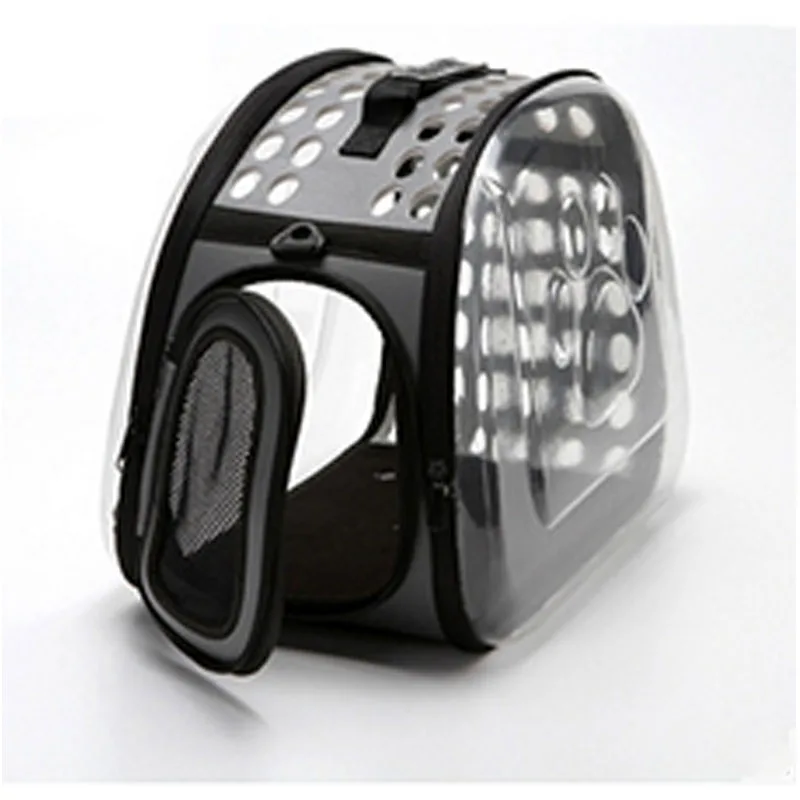 

2019 New Breathable Cat Bag Outdoor Dog Carrier Bag Foldable EVA Pet Kennel Puppy Cat Outdoor Travel Shoulder Bag for Small Dog