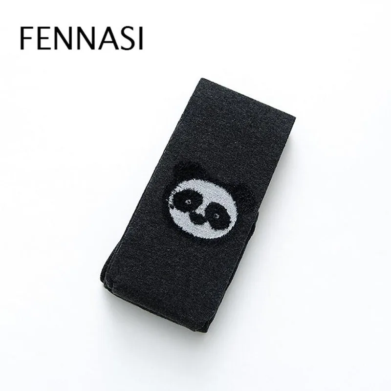Весенне осенние детские колготки FENNASI милые Мультяшные хлопковые Бера с собакой