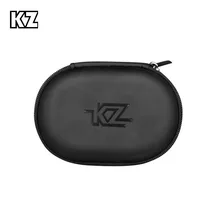 Плотным верхним ворсом KZ чехол наушники Черный квадрат Тип PU чехол для наушников чехол сумка Портативный поглощения хранения посылка гарнитура наушники