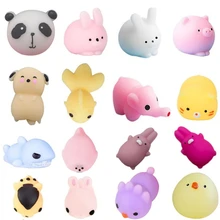 16 шт. Мини милый мягкий Кот антистрессовый мяч сжимающий Моти поднимающиеся игрушки Abreact мягкий липкий сквиши снятие стресса забавная игрушка в подарок