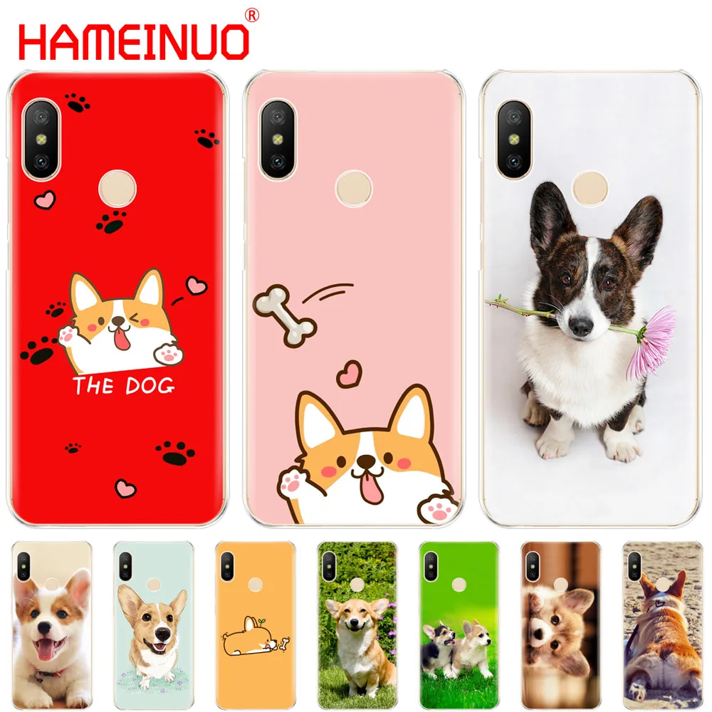 HAMEINUO Corgi чехол с изображением собаки для Xiaomi Mi 8 se A2 lite redmi 6 6a pro note PRO pocophone F1