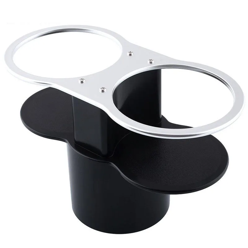 JX-LCLYL Car Seat Seam Wedge Dual Cup Drink Holder Travel Storage Bottle Glass Stand