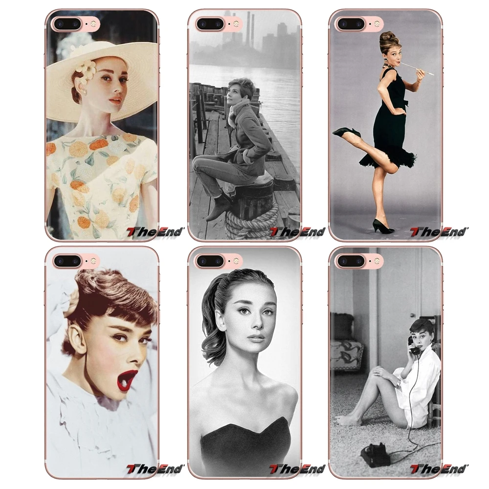

legend Lady star Audrey Hepburn Soft Transparent Cases Covers For Huawei Mate Honor 4C 5C 5X 6X 7 7A 7C 8 9 10 8C 8X 20 Lite Pro