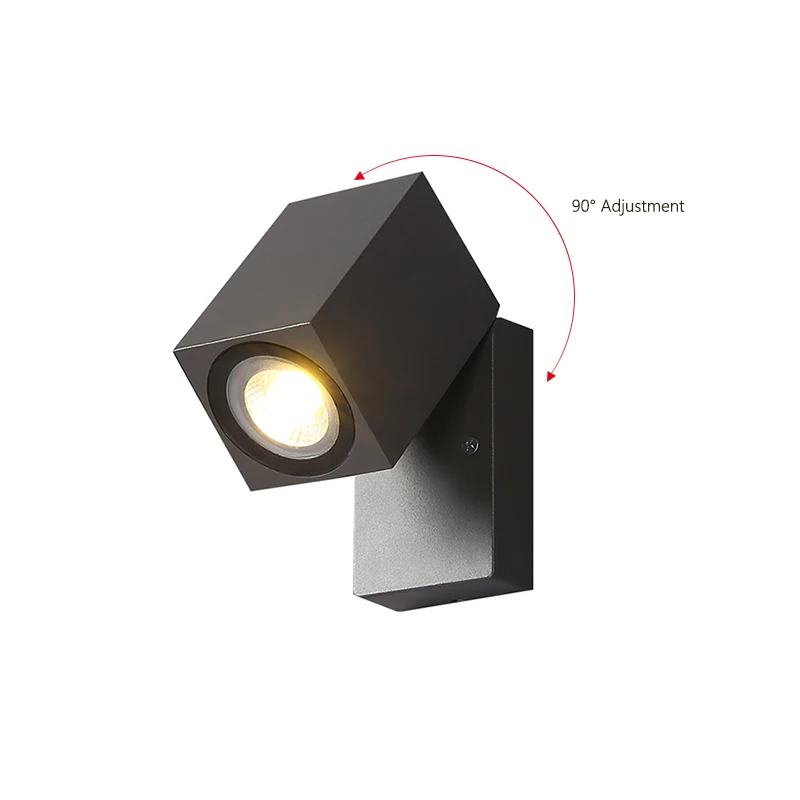 Led ao ar Luz de Parede Luz à Prova Dobrável Livre Iluminação Lâmpada Exterior Fora Varanda Dwaterproof Água Ip65 Jardim Arandelas Parede Ac85-265v 10 High Quality Luzes e Iluminação