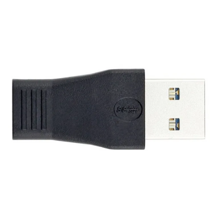 10 шт. USB 3,1 type-c Женский к usb 3,0 Мужской адаптер для передачи данных USB-C Женский к USB A 3,0 Мужской адаптер конвертер Черный