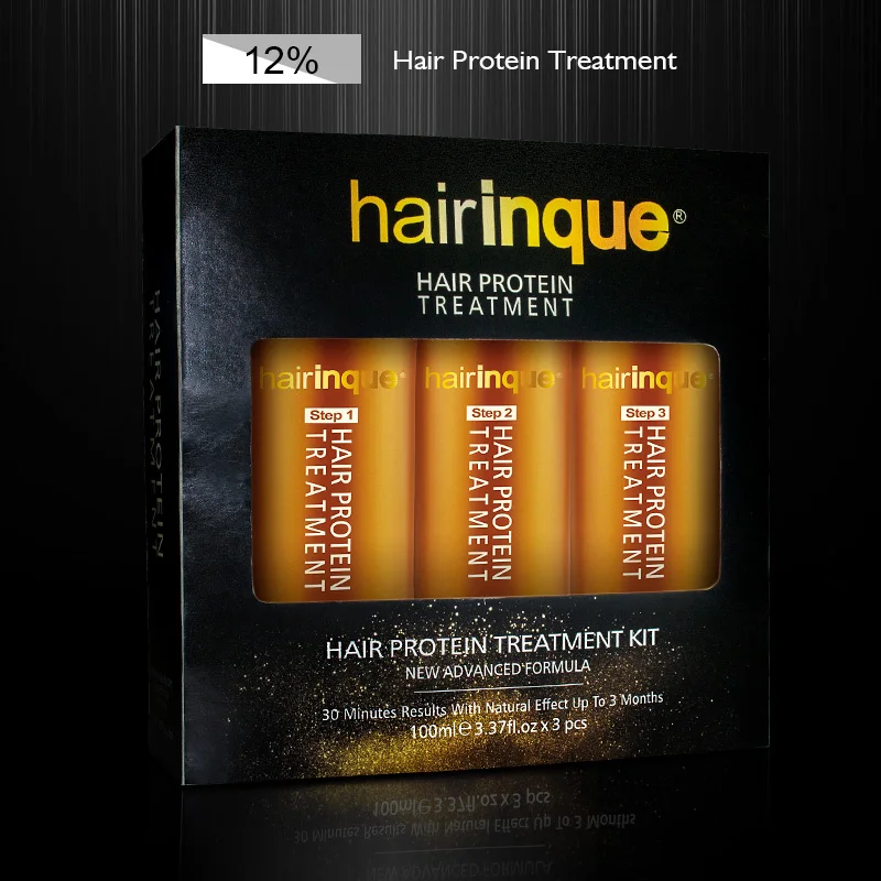 11,11 HAIRINQUE бренд 12% Кератиновое лечение волос выпрямление волос делает волосы гладкими и мягкими лучший набор для ухода за волосами для вьющихся волос