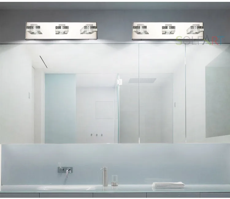 Современный настенный шкаф для ванной, светильник, бра, лампа для спальни, туалетный светильник для ванной комнаты, промышленный абажур, блеск