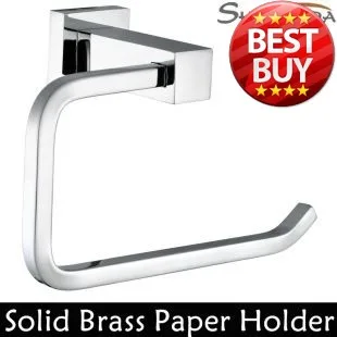 Free Shipping Toilet Paper Holder Roll Holder Tissue Holder Solid Brass Chrome Finished-Bathroom Accessories Products-94007 toilet paper holder roll holder tissue holder bathroom accessories products
