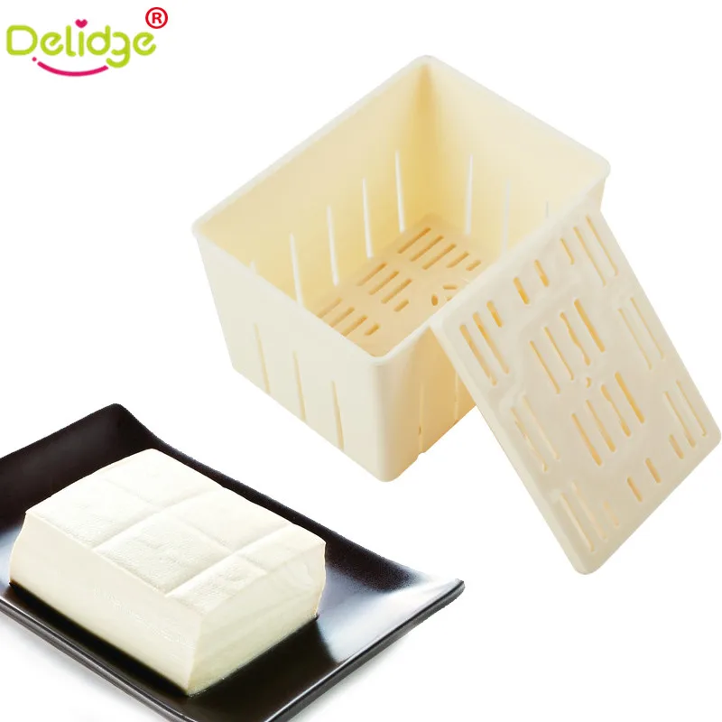 

Delidge 2 pcs/set Chinese Tofu Mold Plastic Handmade Tofu Mold Soybean Curd Tofu Making Mold