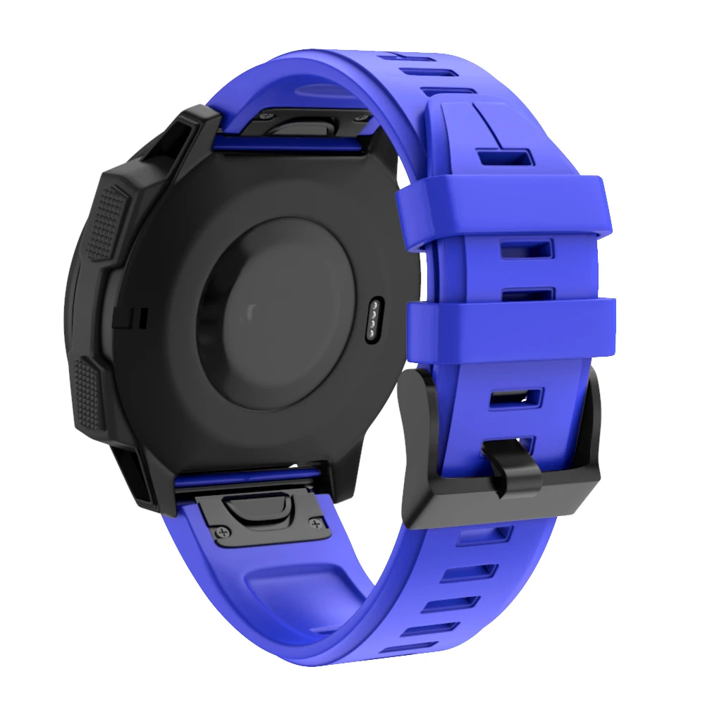 Fivstr Гладкий узор Easyfit ремешок для часов Garmin Fenix 5X5 Plus 3 3HR D2 S60 MK1 Смарт часы Quick Release ремешок на запястье