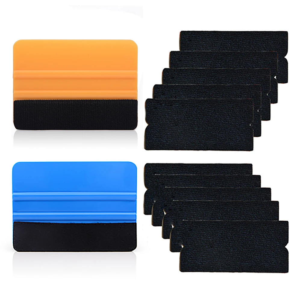 1PC Vinyl Squeegee w//Fabric Felt Scratch-Free Car Wrap Window Tint Application