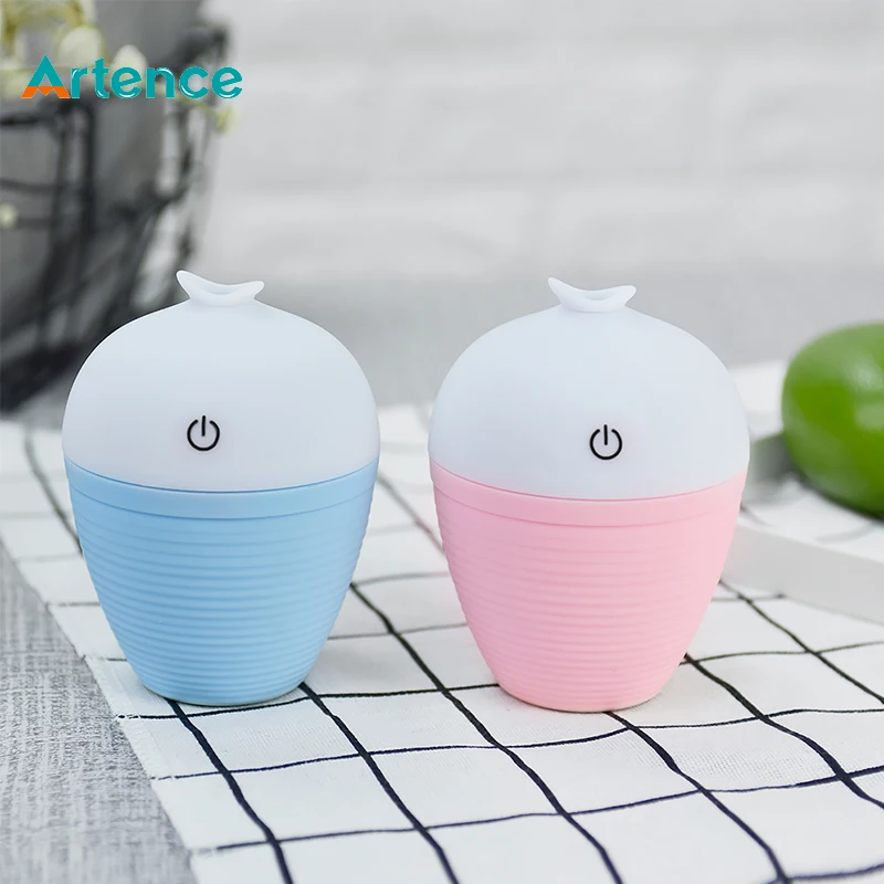 

Bottle Ultrasonic Air Humidifier with Night Light Desktop for Office Home Bedroom Essential Oil Diffuser Mini USB Mister Maker