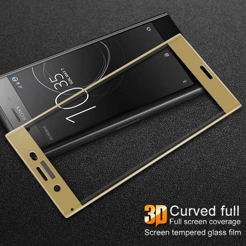 Защитное стекло изогнутое закаленное 3D для Sony Xperia XZ|Защитные стёкла и плёнки| |