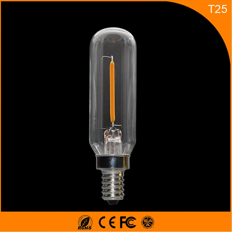 

50PCS 1W E14 Led Bulb, T25 LED COB Vintage Edison Light ,Filament Light Retro Bulb AC 220V