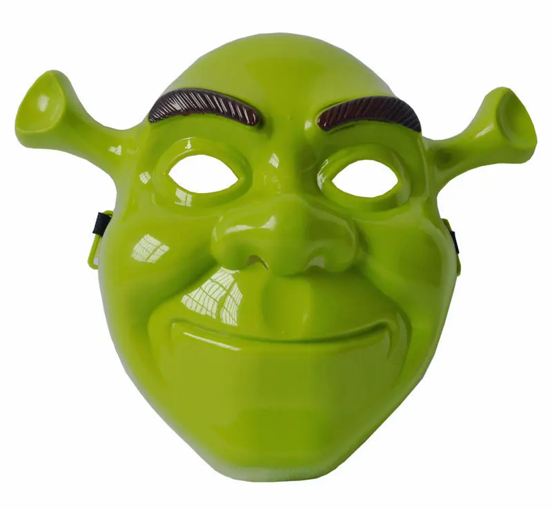 Creative Halloween Party Mask Shrek Cartoon Cartoon Halloween Mask Green Full Face Cos Halloween Mask Home Decoration Accessory