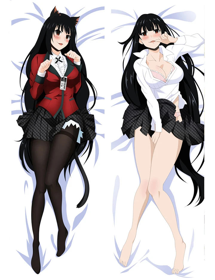 Август японское аниме Kakegurui компульсивный игрок Jabami Yumeko Подушка «Dakimakura» чехол обнимающий тело наволочка чехол