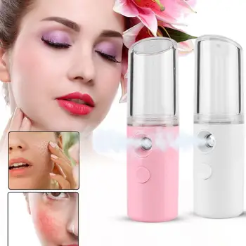 

25ml Nano Atomization Mist Sprayer Face Skin Moisturizing Mist Spray Ultrasonic Face Cleaning Jade Roller