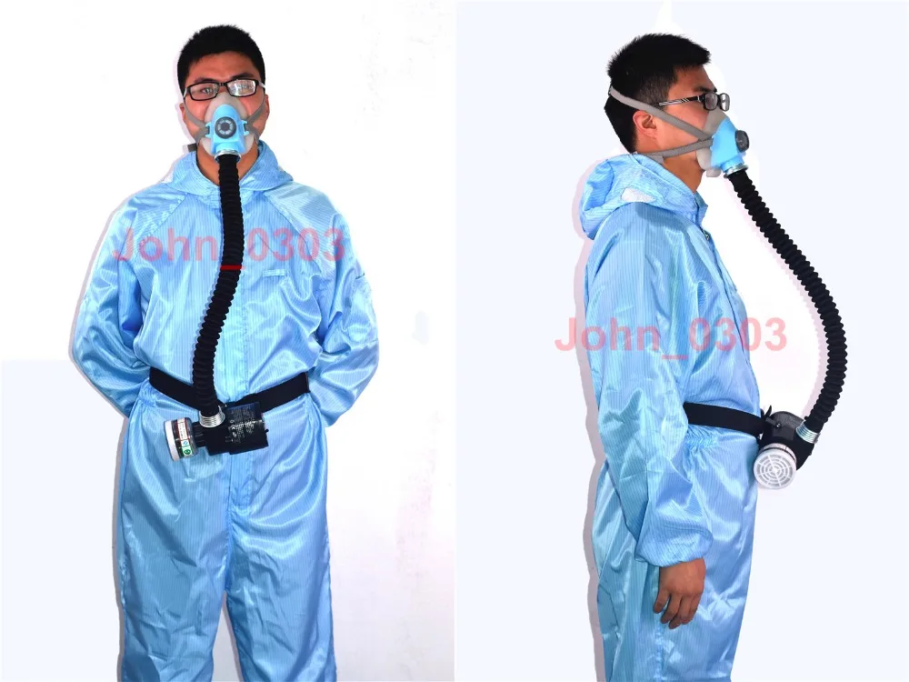 

Electric Constant Flow Supplied Air Fed Half Face Gas Mask Respirator System