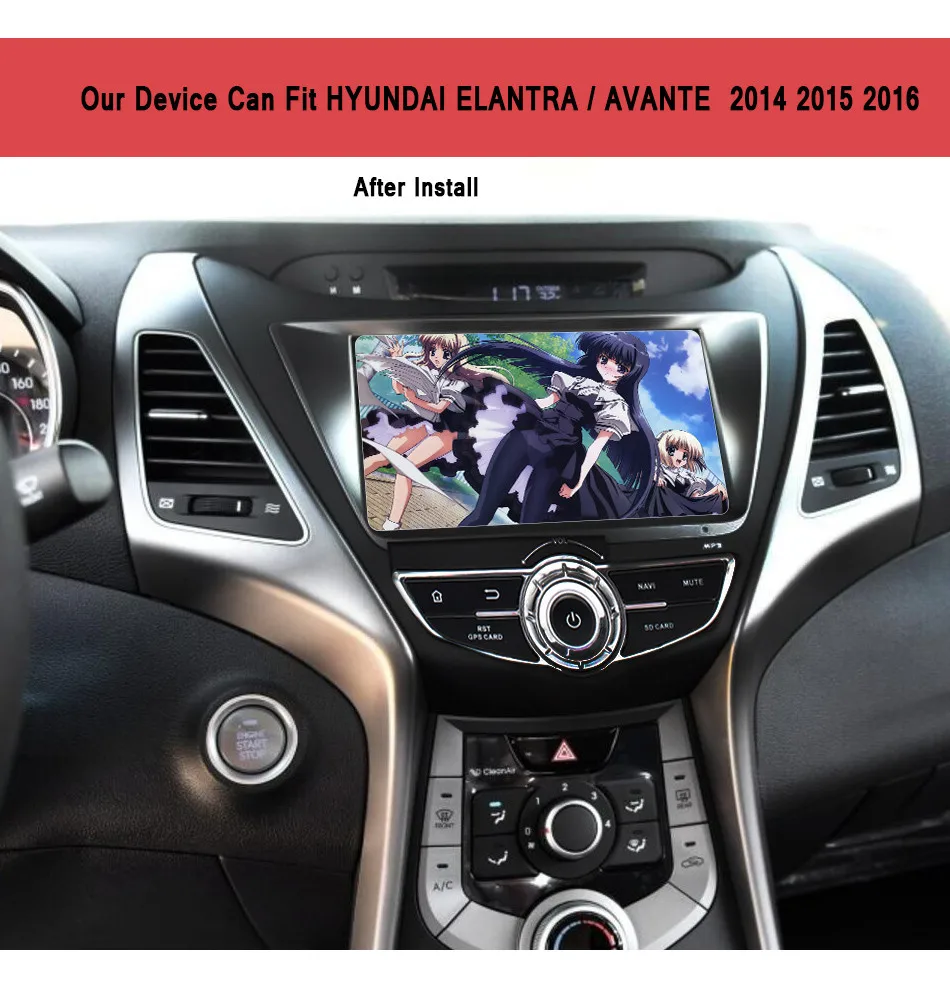 Автомагнитола Android 9,0 автомобильный dvd-плеер для HYUNDAI Elantra Avante I35 4 Гб ram 64G rom Мультимедиа gps навигация FM карта