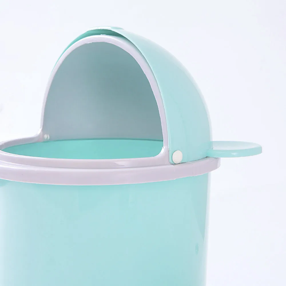 Desktop мусорные баки флип корзина для мусора крышка мини портативный Bin pouble Salle De Bain #