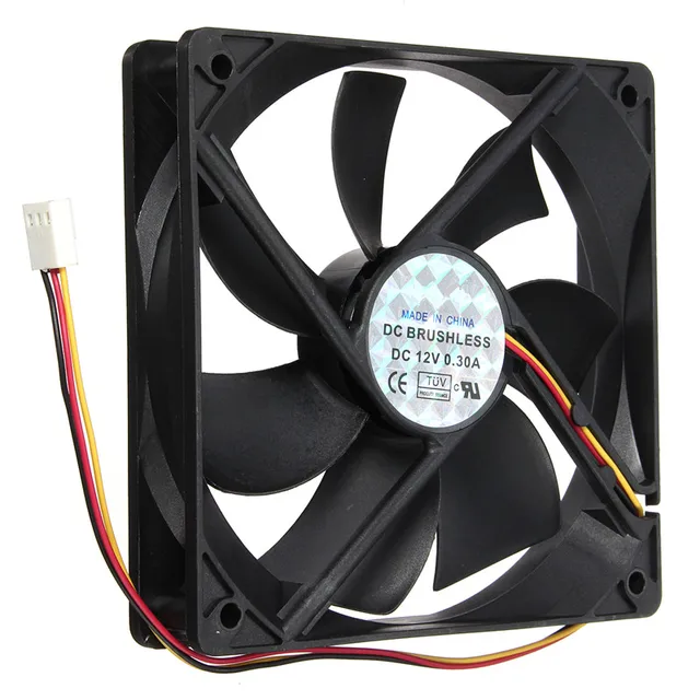 12V 3Pin CPU Cooler Small Cooling Fan 120mmx120mmx25mm Silent Cooling