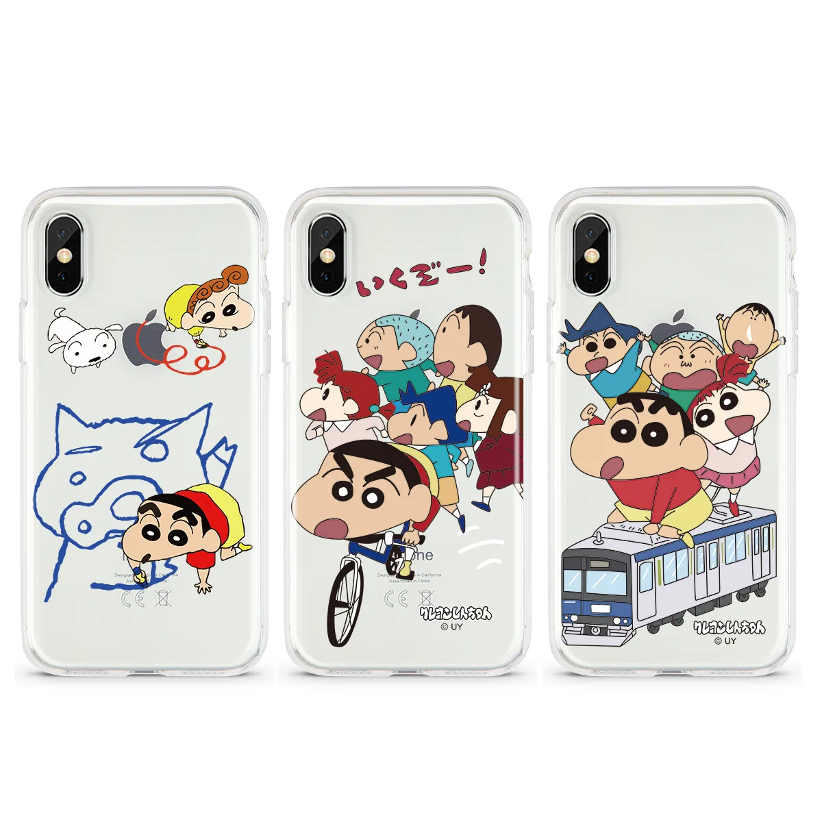 Чехол для мобильного телефона Crayon Shin-chan iPhone Xs XR Max 6s 7 8 Plus защитный чехол с рисунком