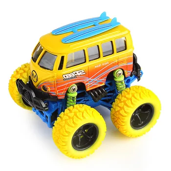 

1/32 Scale Mini Diecast Metal Monster Truck Cars Toys Pull Back Inertial Sliding Alloy Off-road Vehicles Blaze Truck Toy For Kid
