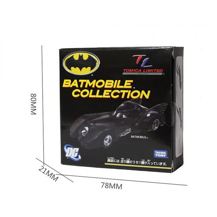 Мути Стиль Batman Batmobile сплавочная модель автомобиля Tomica мультфильм автомобили из литого металла модели автомобиля подарок на день рождения для детей, носки для мальчиков