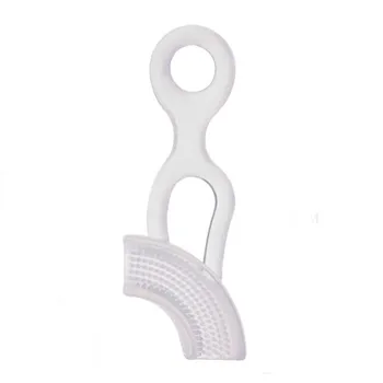 

Environmentally Baby Teether Infant Hand-type Deciduous Teeth Toothbrush Safe Baby Teether Teething Ring