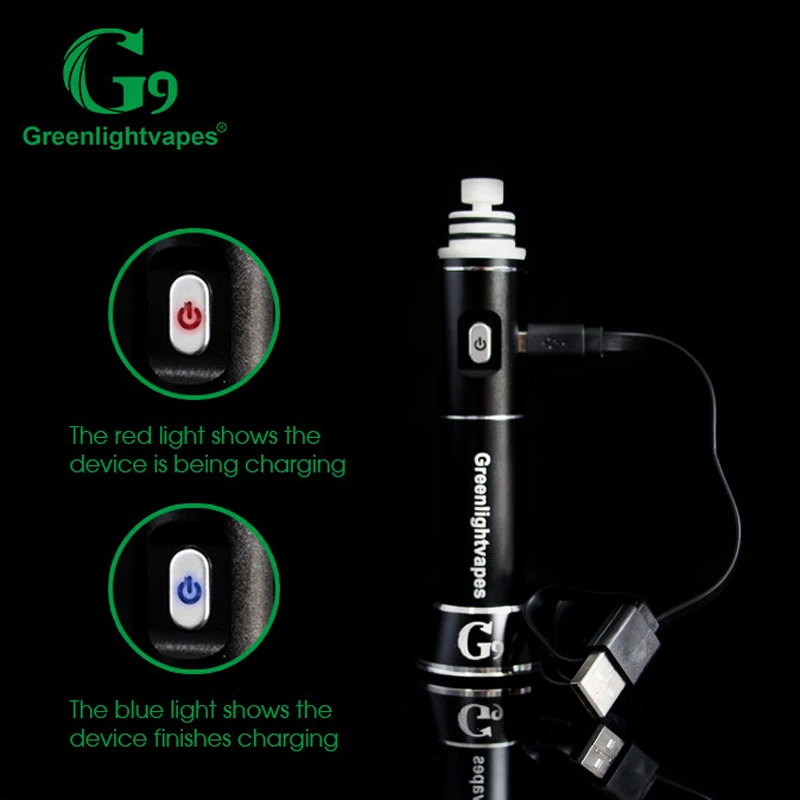 Горячий воск розовый G9 greenlightvapes henail 3 0 Портативный восковой испаритель ручка pyrex