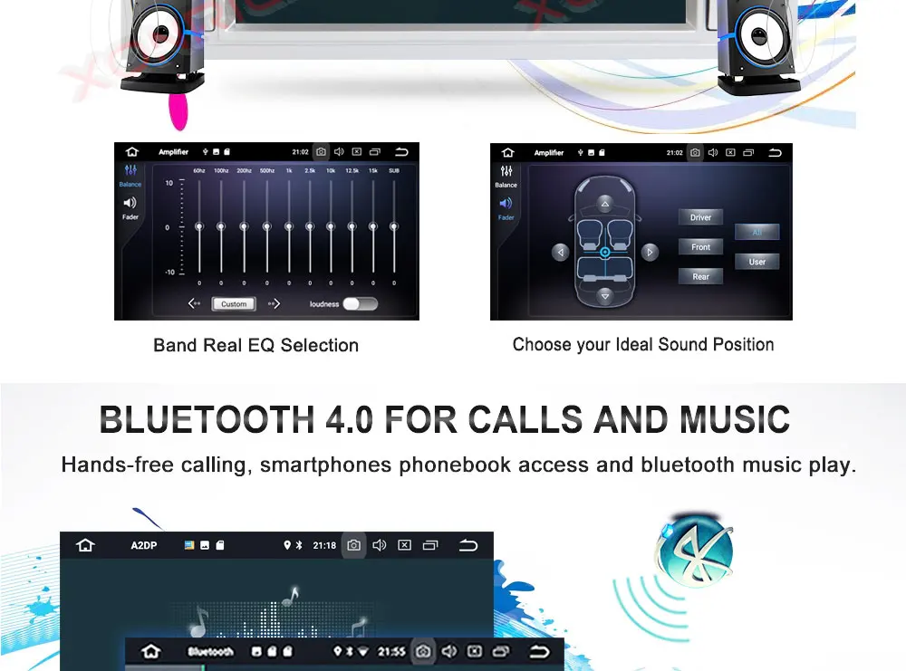 Excellent Car Multimedia Player Android 8.0 Car GPS Navi Autoradio 2 Din 7 Inch For Ford/Mondeo/Focus/Transit/C-MAX/S-MAX/Fiesta 4GB RAM 7
