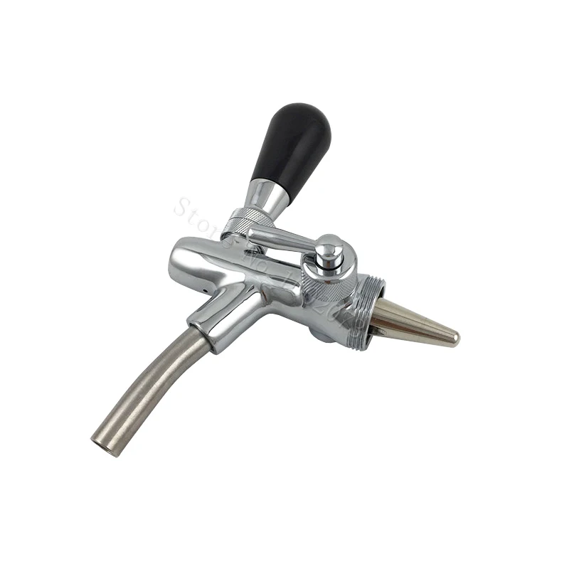 Quick Fitiing Beer Tap Faucet & Adjustable Faucet With Chrome Plating, Beer Homebrewing Tap With Ball Lock Liquid Disconnect (2)