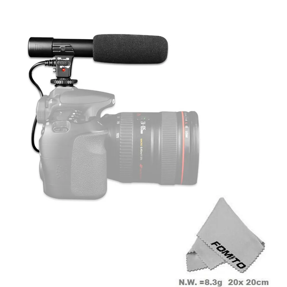 Fomito Mic 01 DV Camera Professional Studio/stereo Shotgun Recording