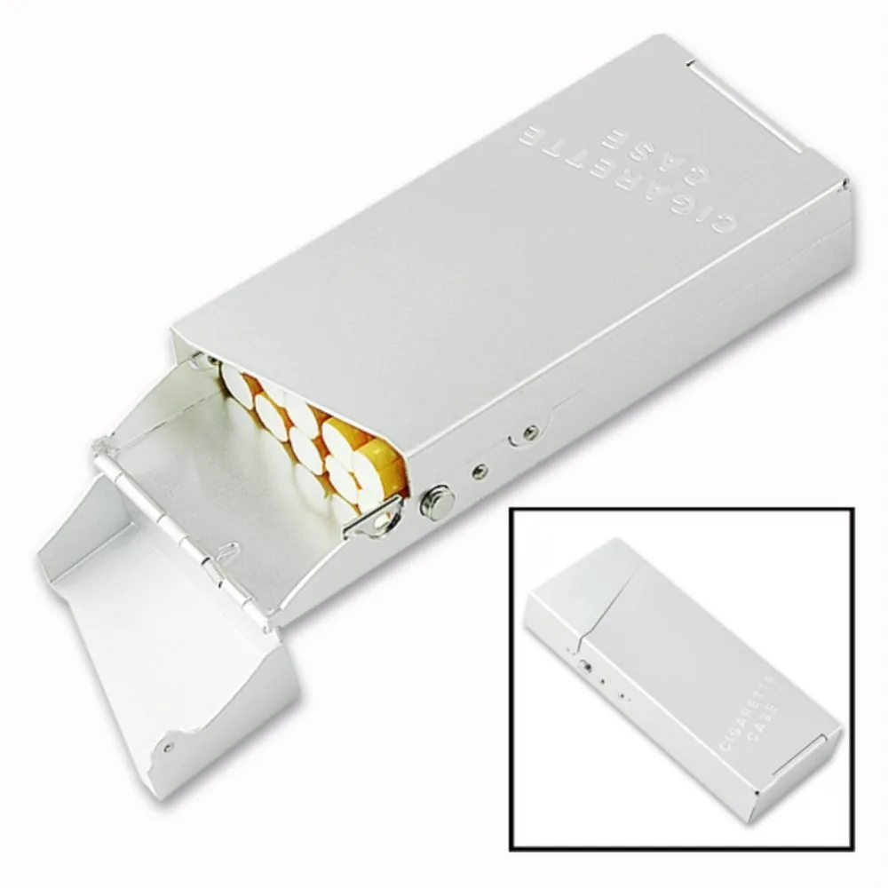 

WITUSE WX Travel Aluminum Cigarette Case Portable Ladies Aluminum 10PCS Cigarettes Cigar Pouch Cover Box Holder