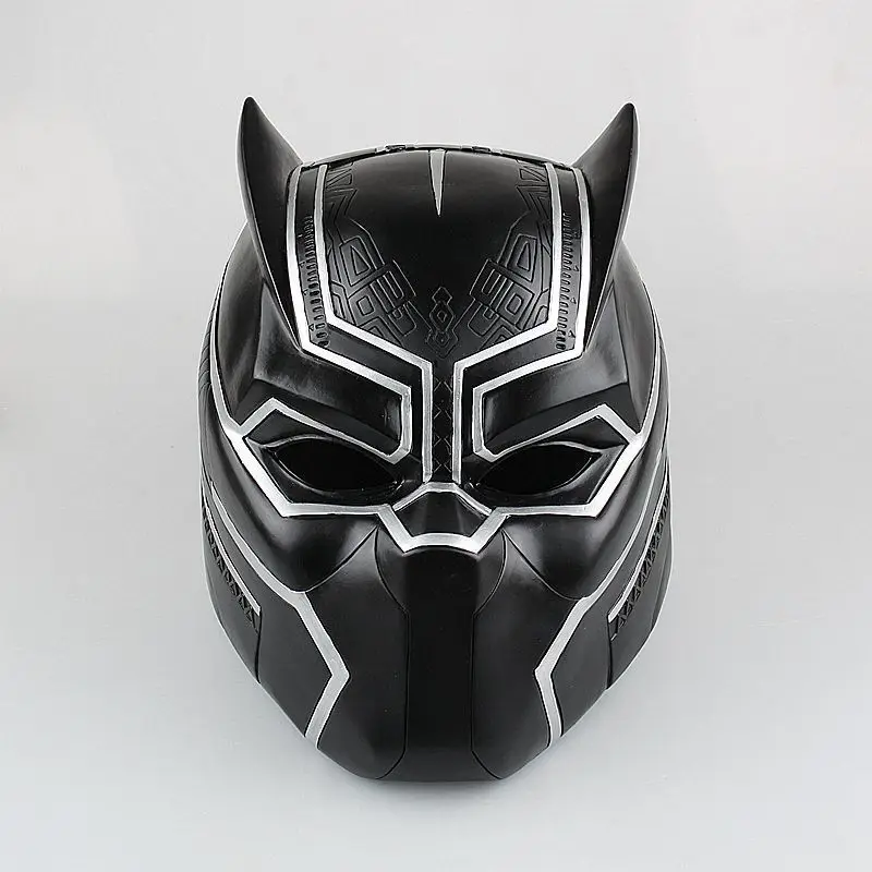 

Free Shipping Super Hero Black Panther Cosplay Mask Helmet Resin 1:1 Scale PVC Collection Model Toy Gift