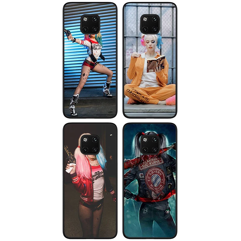 Мягкий чехол для телефона harley quinn Huawei Y5 6 7 Prime Y9 Mate 10 20 30 Pro Lite Nova 3 3i|Бамперы| |