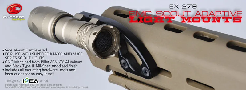 EX 279 SMC Scout Adaptive Light Mounts