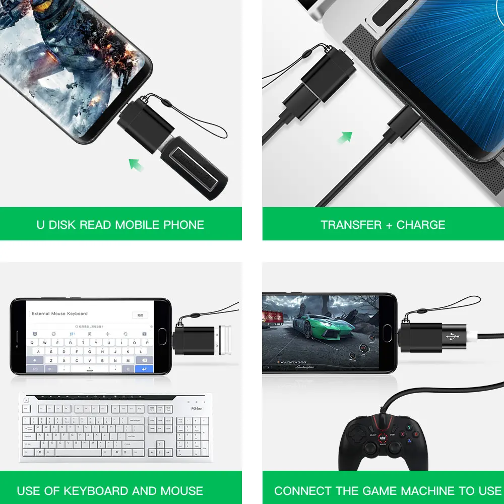 OTG type-c usb c адаптер micro Тип c-usb-c usb 3,0 заряда конвертер данных для samsung S9 S8 huawei P20 Pro Macbook usb-c переходник