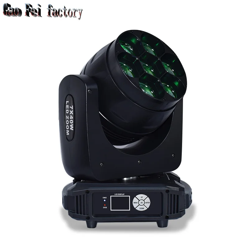 

7X40W LED zoom moving head light RGBW Wash Effcect Light for Dj equipment