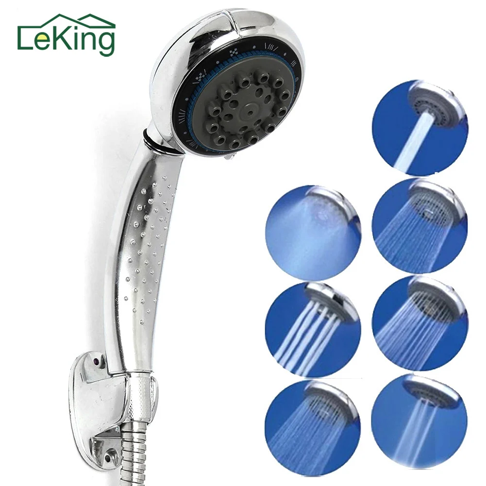 Buy 7 Mode Function Chrome Shower Head Handset Anti