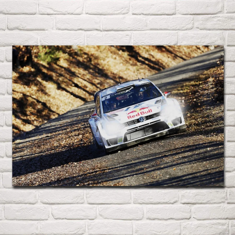 rally car sport racing vehicle artwork living room decor home wall art