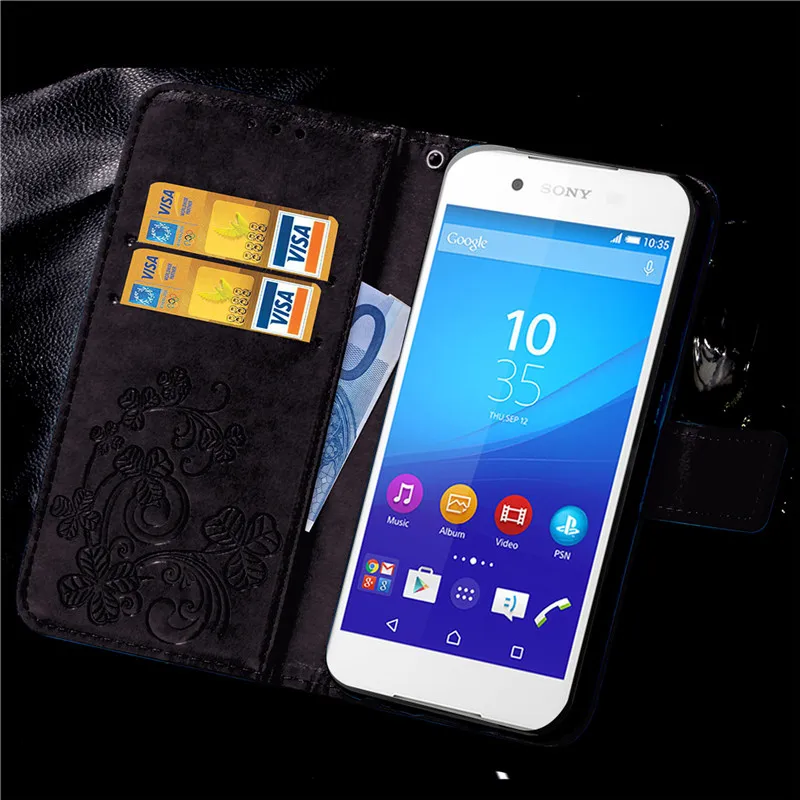 Для Sony Experia Z2 Z3 Z4 Z5 Compact задняя крышка для xperia чехол с держателем карты Роскошный
