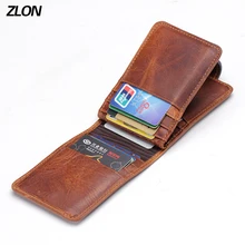 Zlon Винтаж Засов унисекс Обложка кредитные карты сумки кожаный кошелёк банк 16 футляр для удостоверения личности визитница карты кошелек 2 цвета K139