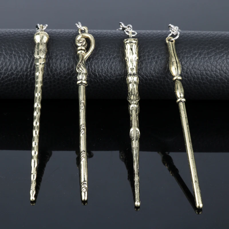 

dongsheng Fashion Jewelry HP Luna Lovegood Fleur Delacour Magic Wand Bellatrix Lastrange Ron Weasley Harry Keychain Keyring-50
