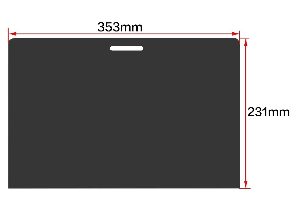 Полный Экран конфиденциальности фильтрующие экраны Защитная пленка для MacBook retina 15 дюймов 2012- модели ноутбука A1398, Размеры 353 мм* 231 мм