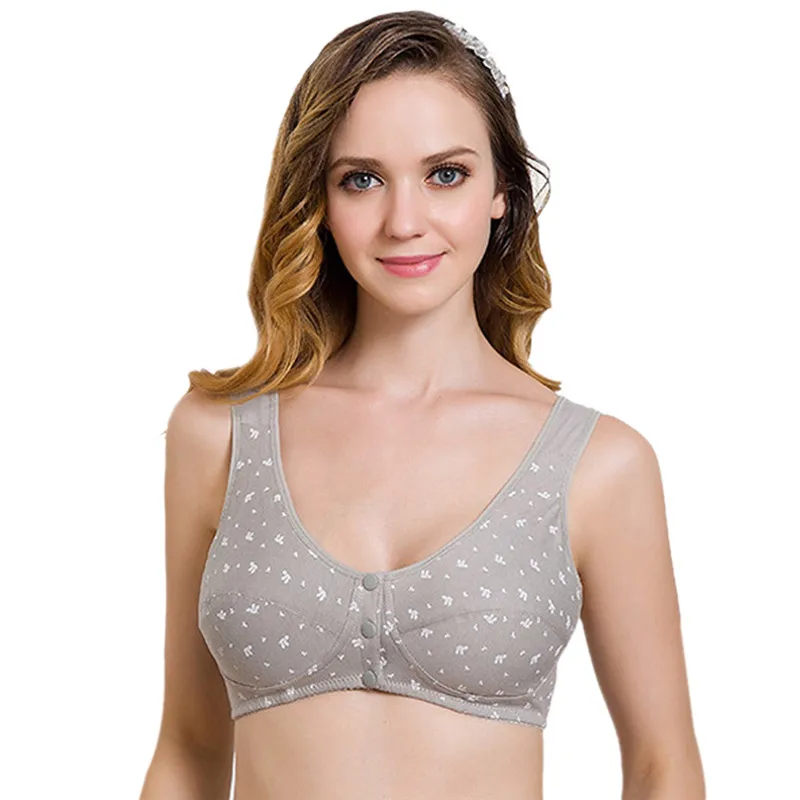 

Women Pregnant Maternity Nursing Wide Straps Bras Easy Feeding Sleep Tops Vest Wire Free Bra hot