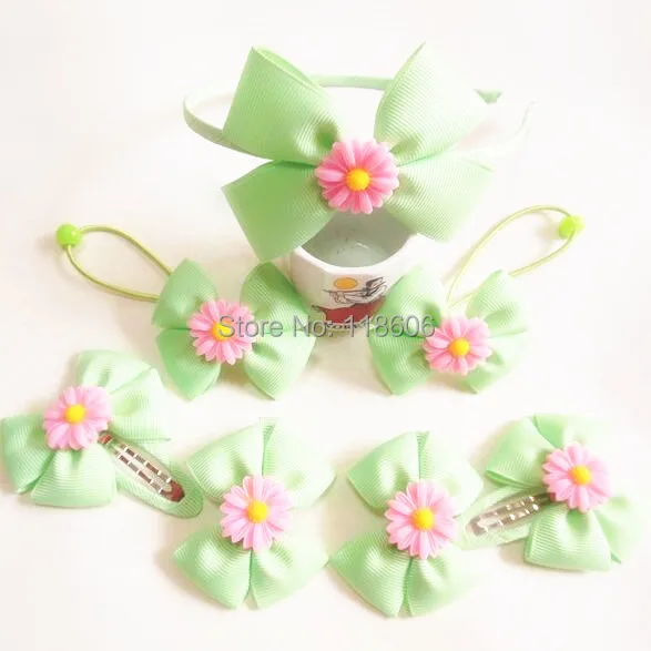 sunflower hairclip and headband2.jpg