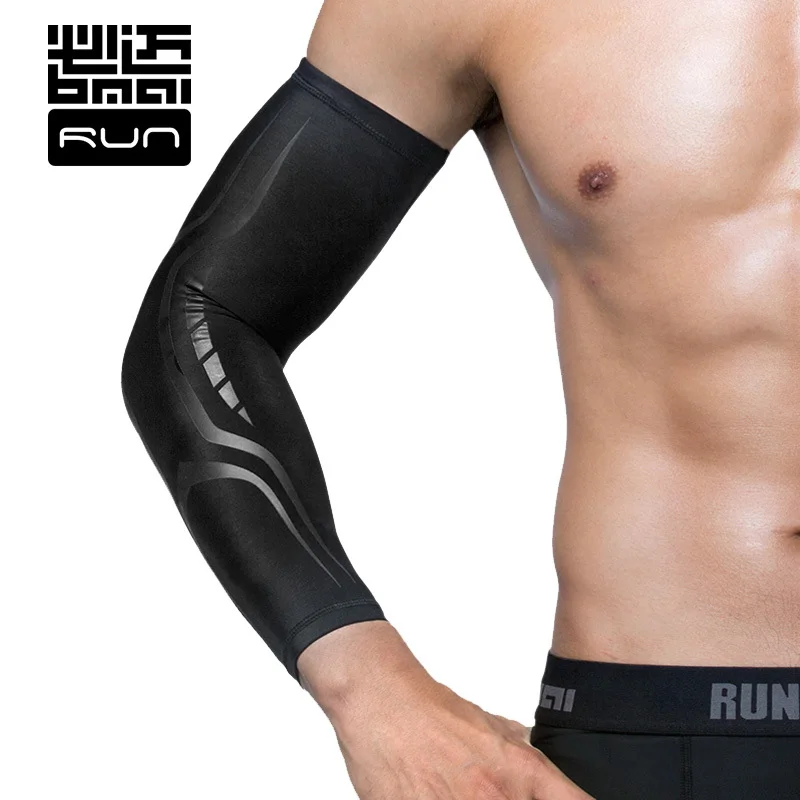 

BMAI Sports Elbow Pads Gym Protective Absorb Sweat Cycling Football Basketball Sports Safety Arm Sleeve Elbow Brace#PRHB003