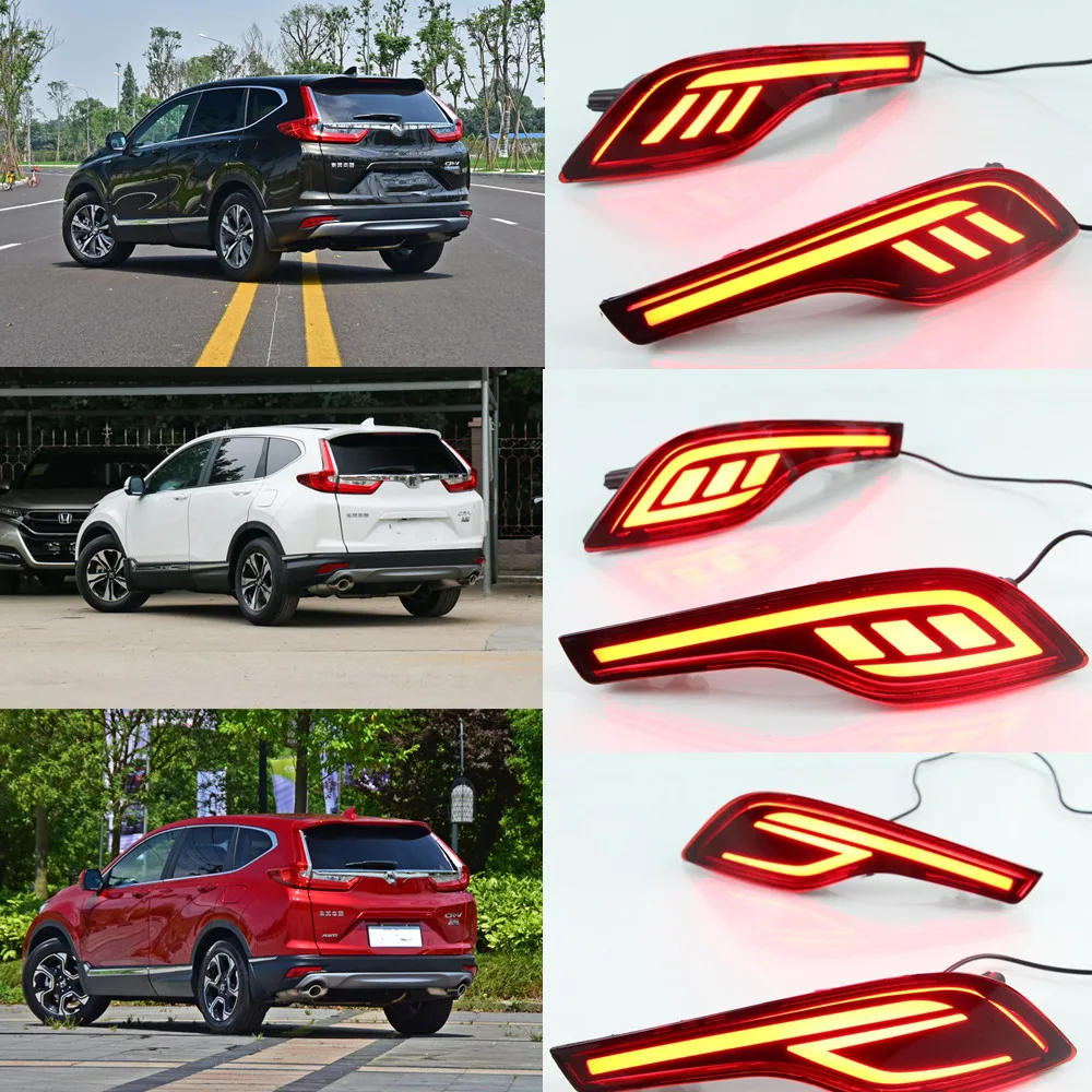 

CSCSNL 1 set Rear Lights Brake Lights Rear Bumper Lamp Fog Light Warning Light For Honda CR-V CRV 5th Gen 2017 2018 2019