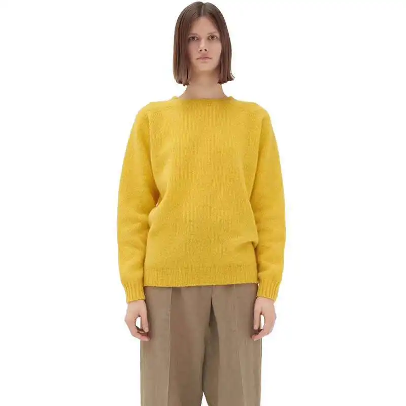Small Fresh Yellow Sweater Women Pullover Sweet Long Sleeve Joker Slim Wool Sweater Base Tide Autumn Winter Turtleneck Sweater Small Fresh Yellow Sweater Women Pullover Sweet Long Sleeve Joker Slim Wool Sweater Base Tide Autumn Winter Turtleneck Sweater